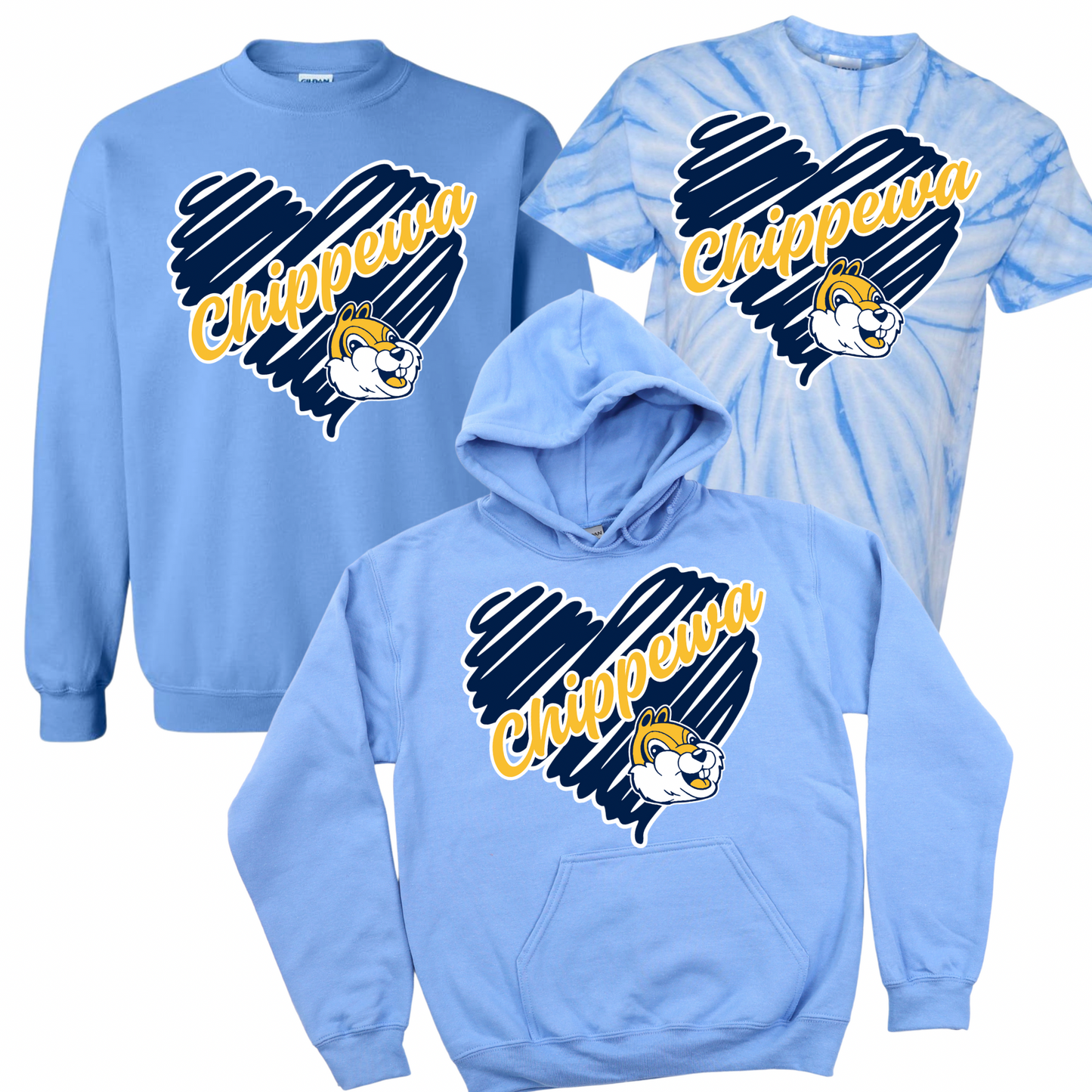 Chippewa Heart | Chippewa Spiritwear Fundraiser | LI Spirit & Sports Apparel
