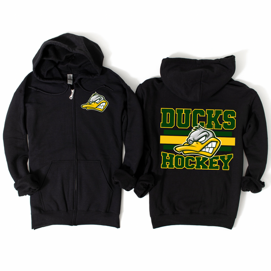 Ducks Hockey Zip-Up Hoodie | Ducks Hockey Spiritwear | LI Spirit & Sports Apparel