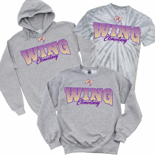 Wing Elementary Legacy - Athletic Gray | Wing Elementary Spiritwear Fundraiser | LI Spirit & Sports Apparel