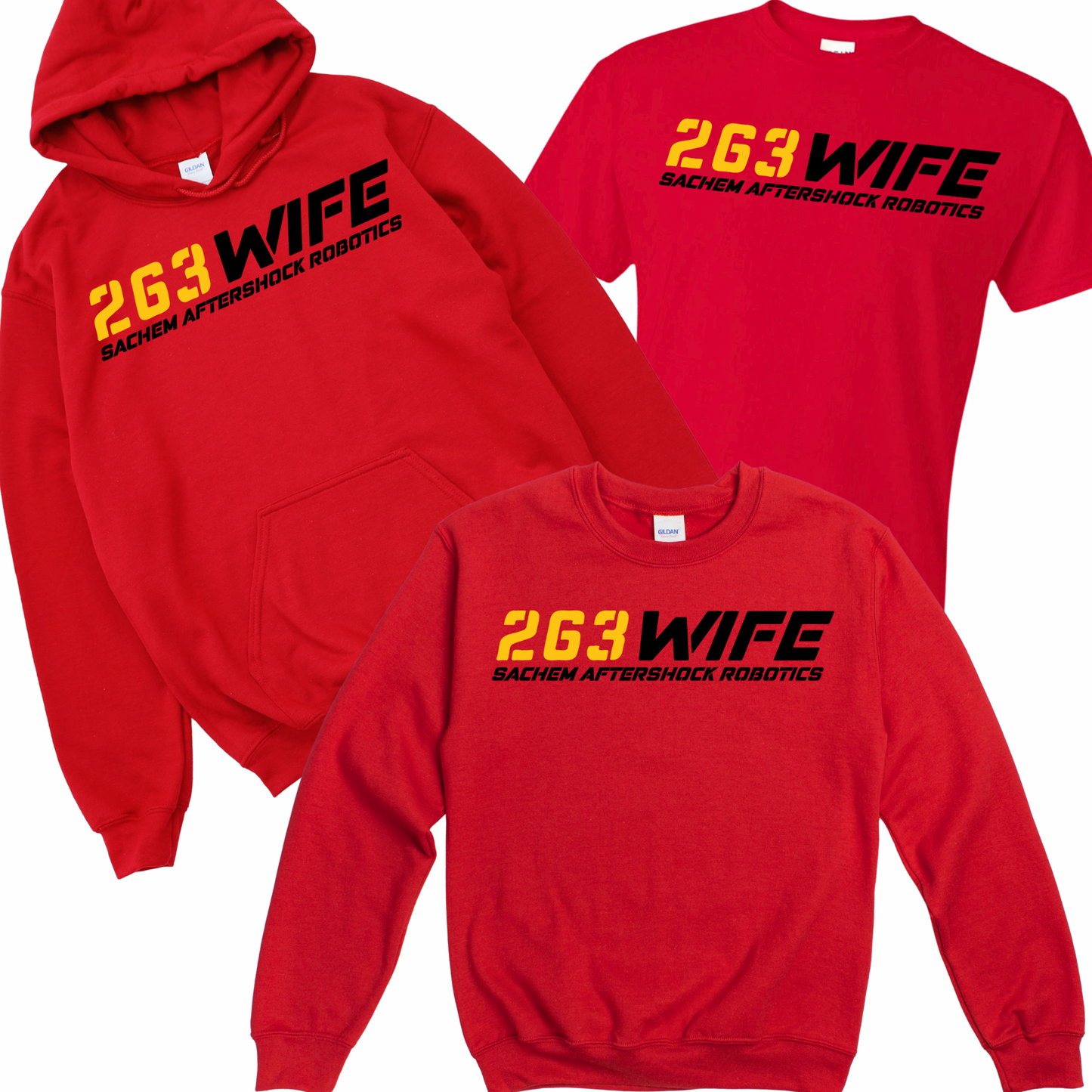 Sachem Robotics Aftershock Wife - Red | Sachem Robotics Aftershock Apparel | LI Spirit & Sports Apparel