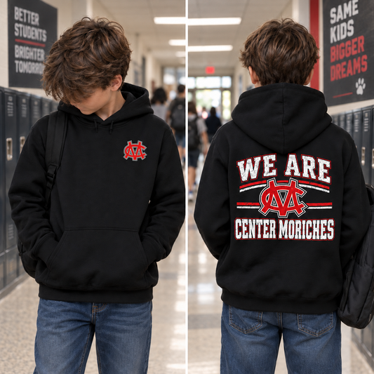 Vintage Varsity Style  - Black | Center Moriches MS Spiritwear Fundraiser | LI Spirit & Sports Apparel