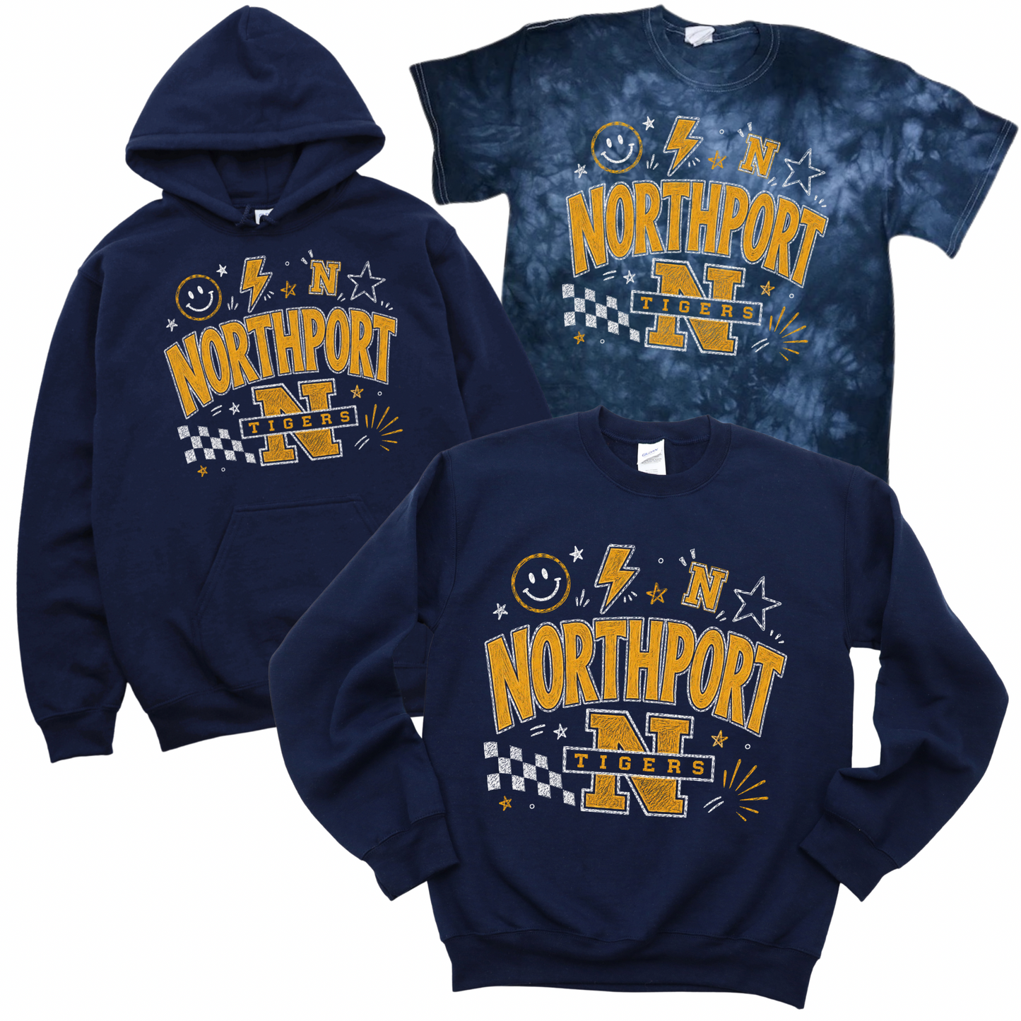 Northport Spirit Doodle - Navy | Pulaski Road Spiritwear Fundraiser | LI Spirit & Sports Apparel