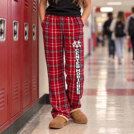 CM Flannel Pajama Pants | Center Moriches MS Spiritwear Fundraiser | LI Spirit & Sports Apparel