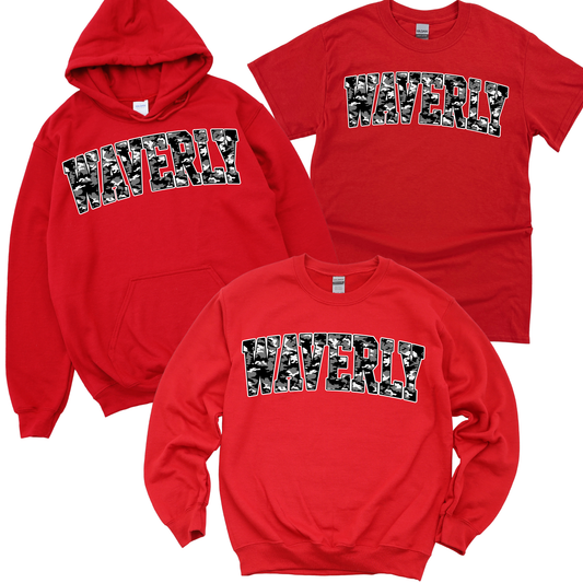 Camo Waverly - Red | Waverly Elementary Spiritwear Fundraiser | LI Spirit & Sports Apparel