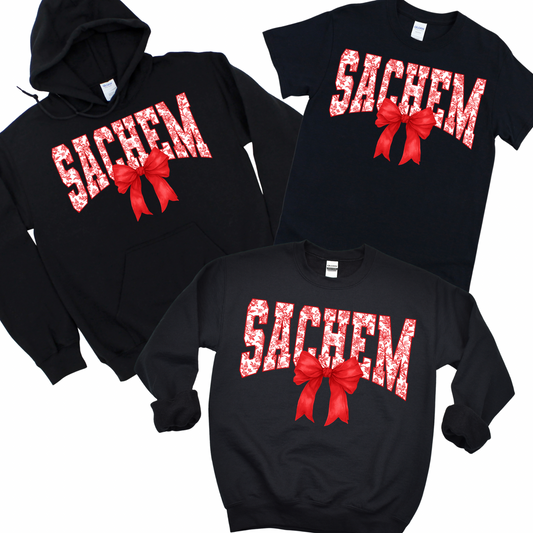 Varsity Sachem Coquette Bow | Chippewa Spiritwear Fundraiser | LI Spirit & Sports Apparel