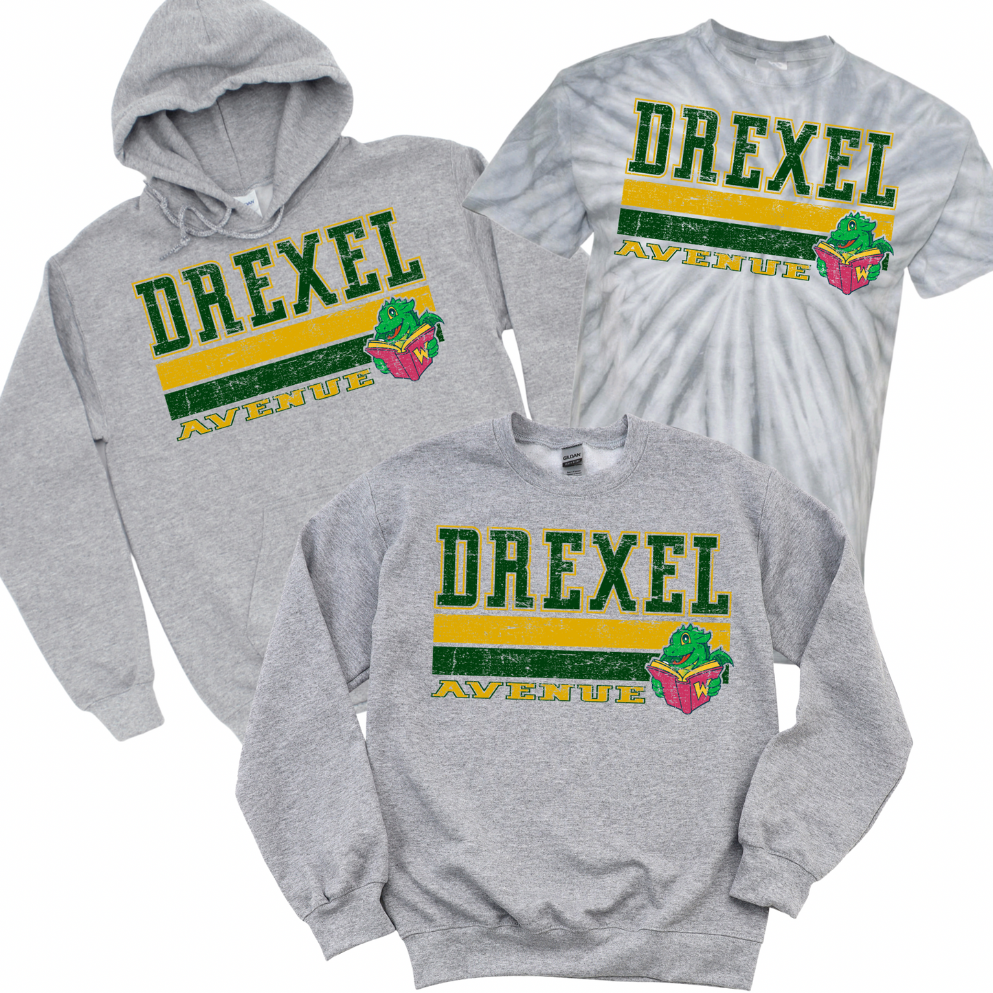 Vintage Drexel - Athletic Gray | Drexel Avenue Apparel | LI Spirit & Sports Apparel