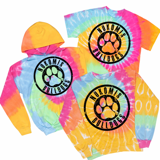 Nokomis Bulldogs Tie Dye | Nokomis Spiritwear Fundraiser | LI Spirit & Sports Apparel