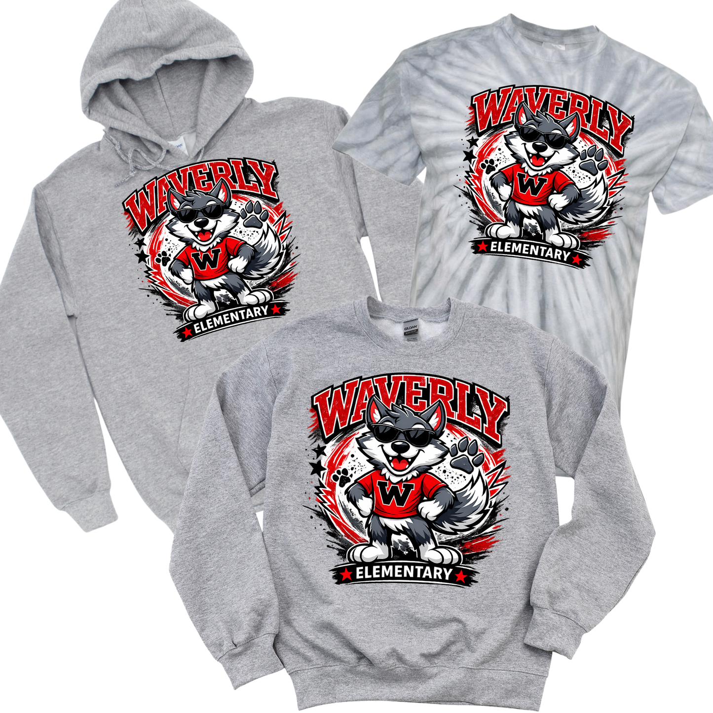 Waverly Elementary - Athletic Gray | Waverly Elementary Spiritwear Fundraiser | LI Spirit & Sports Apparel