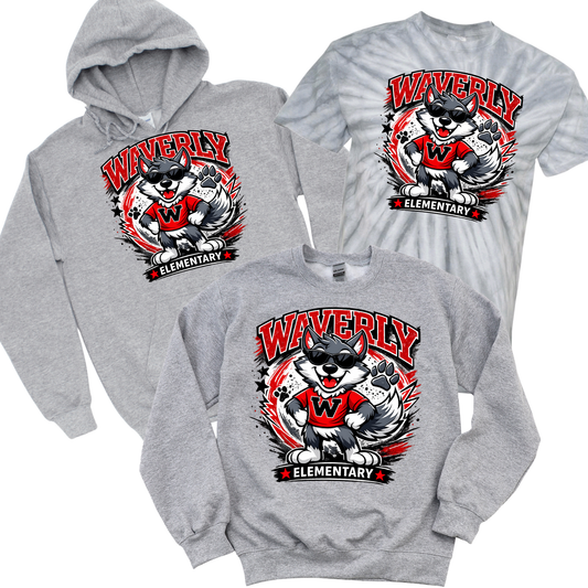 Waverly Elementary - Athletic Gray | Waverly Elementary Spiritwear Fundraiser | LI Spirit & Sports Apparel