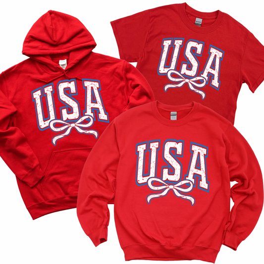 USA Bow - Red | USA Collection | LI Spirit & Sports Apparel
