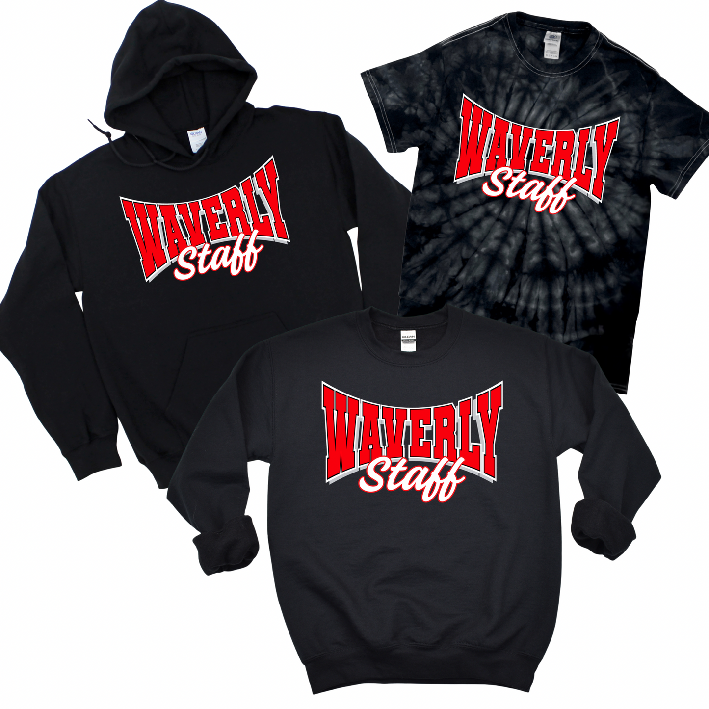 Waverly Staff - Black | Waverly Elementary Spiritwear Fundraiser | LI Spirit & Sports Apparel
