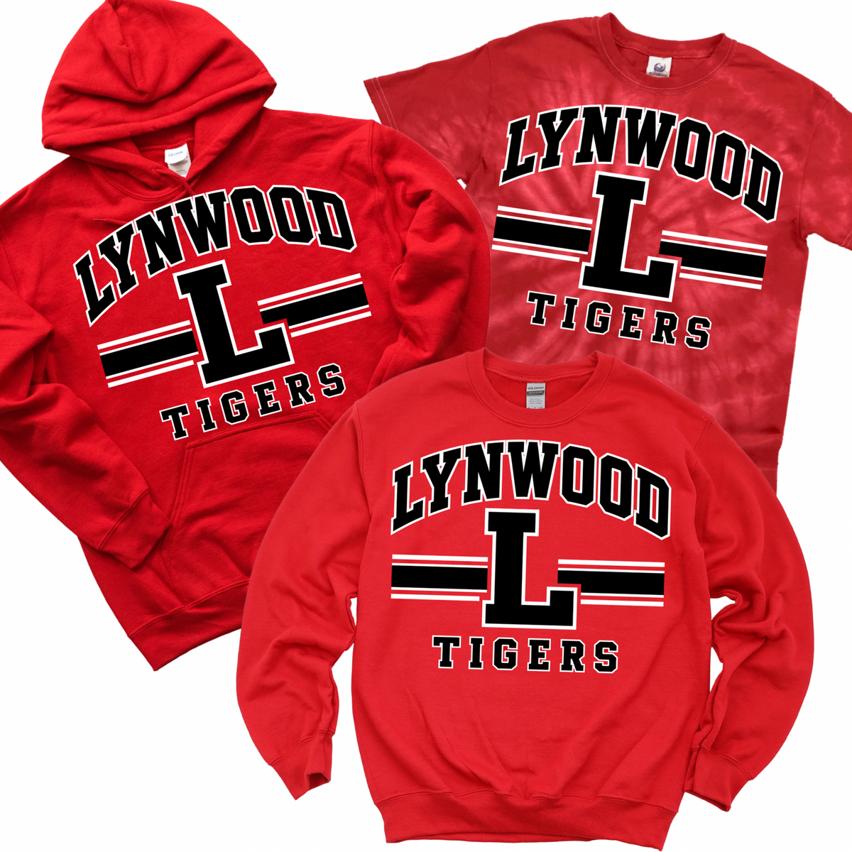 Lynwood Victory Stripe - Red | Lynwood Spiritwear Fundraiser | LI Spirit & Sports Apparel