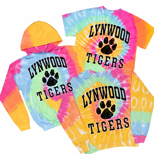 Varsity Lynwood Tigers Tie Dye | Lynwood Spiritwear Fundraiser | LI Spirit & Sports Apparel