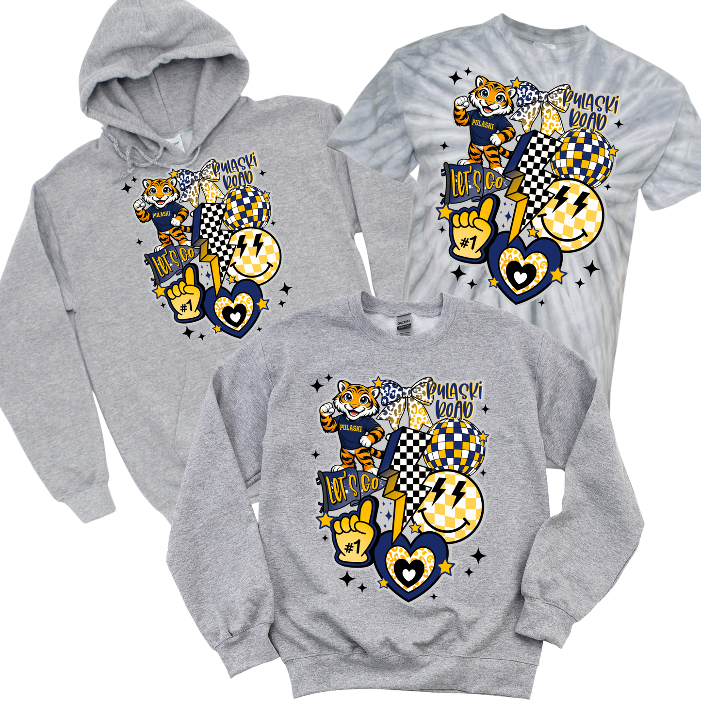 Preppy Pride: Pulaski Edition - Athletic Gray | Pulaski Road Spiritwear Fundraiser | LI Spirit & Sports Apparel