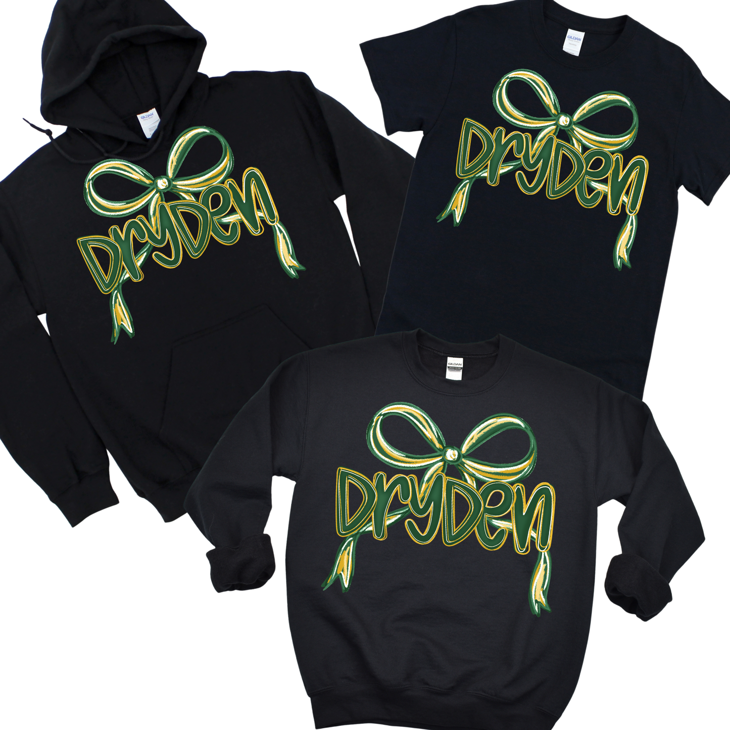 Dryden Bow - Black | Dryden Elementary Spiritwear Fundraiser | LI Spirit & Sports Apparel
