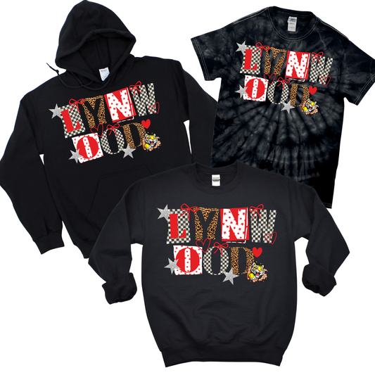 Lynwood Preppy Spirit - Black | Lynwood Elementary Spiritwear Fundraiser | LI Spirit & Sports Apparel