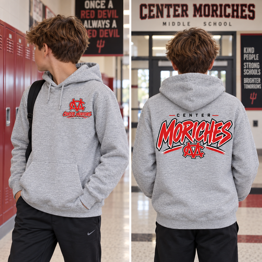 Moriches Edge - Athletic Gray | Center Moriches MS Spiritwear Fundraiser | LI Spirit & Sports Apparel