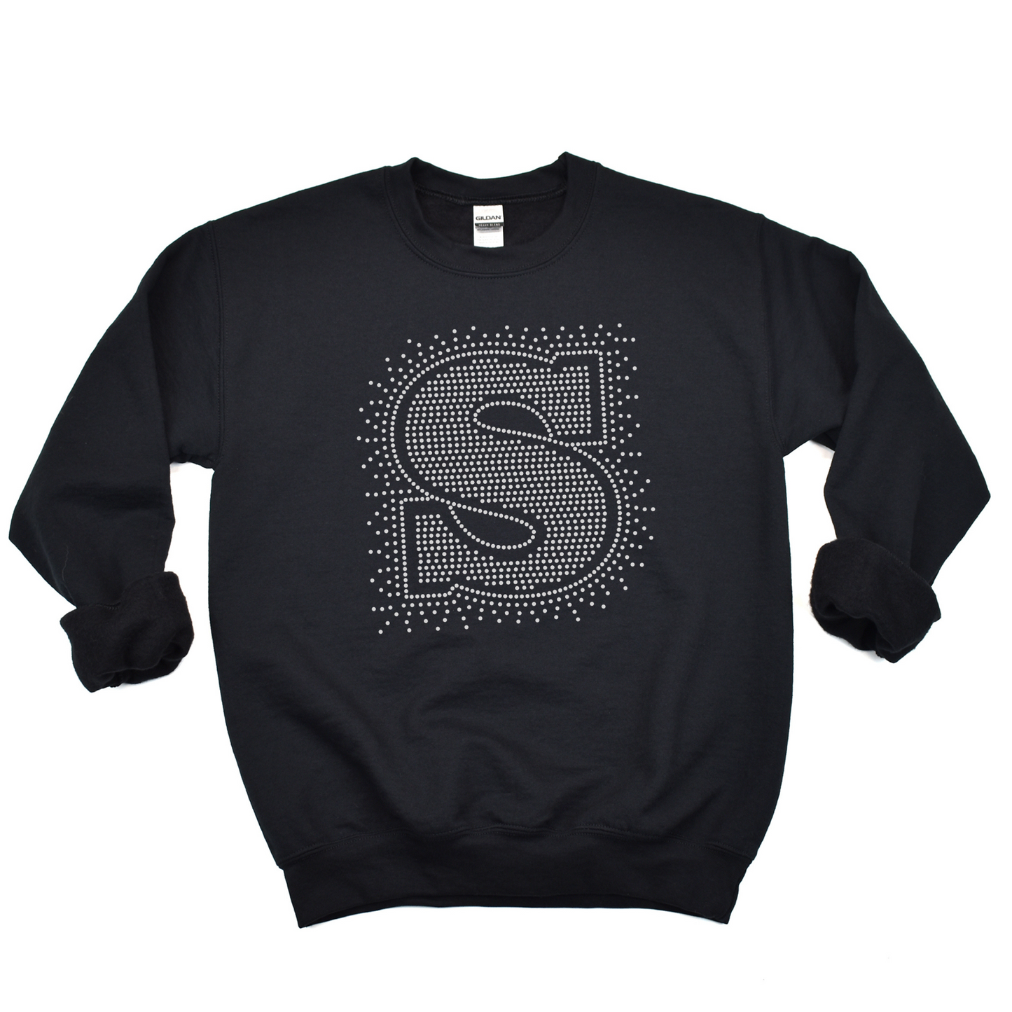 Rhinestone Sayville Crewneck | Sayville Cheer Spiritwear Fundraiser | LI Spirit & Sports Apparel