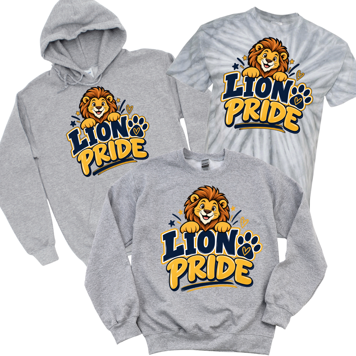 Canaan Lion Pride - Athletic Gray | Canaan Spiritwear Fundraiser | LI Spirit & Sports Apparel