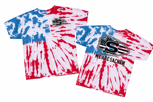 We Are Sachem Flag Tie Dye | Sachem Apparel | LI Spirit & Sports Apparel