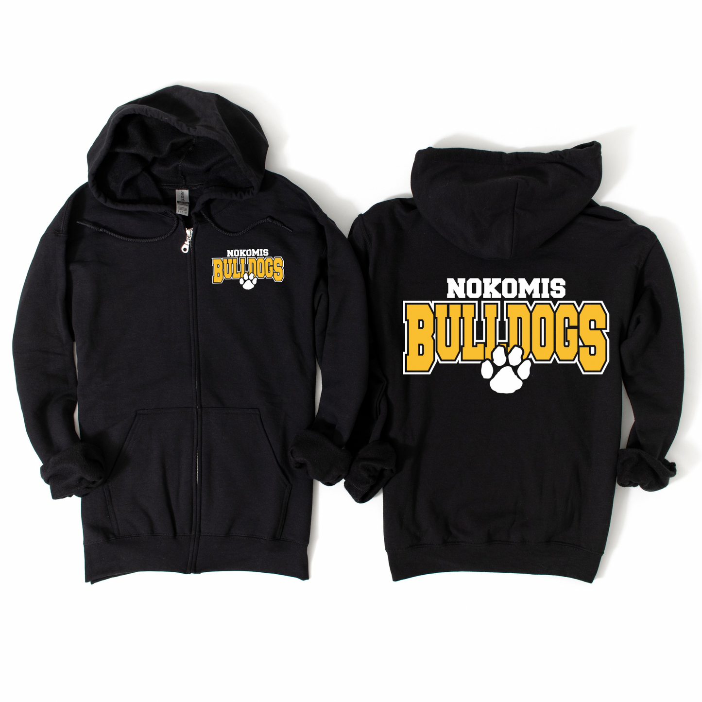 Nokomis Zip-Up Hoodie | Nokomis Spiritwear Fundraiser | LI Spirit & Sports Apparel