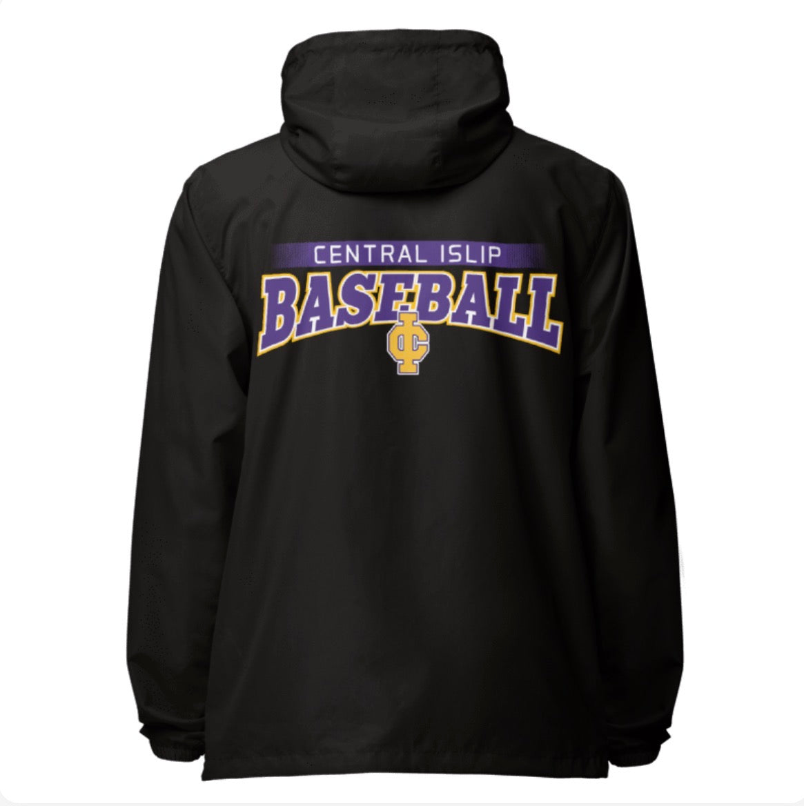 CI Baseball Classic Arch Windbreaker Jacket | CI Baseball Spiritwear Fundraiser | LI Spirit & Sports Apparel