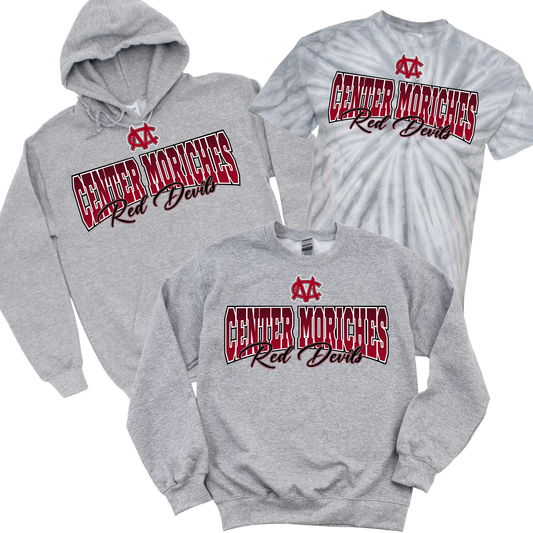 Center Moriches Legacy - Athletic Gray | Center Moriches HS Spiritwear Fundraiser | LI Spirit & Sports Apparel