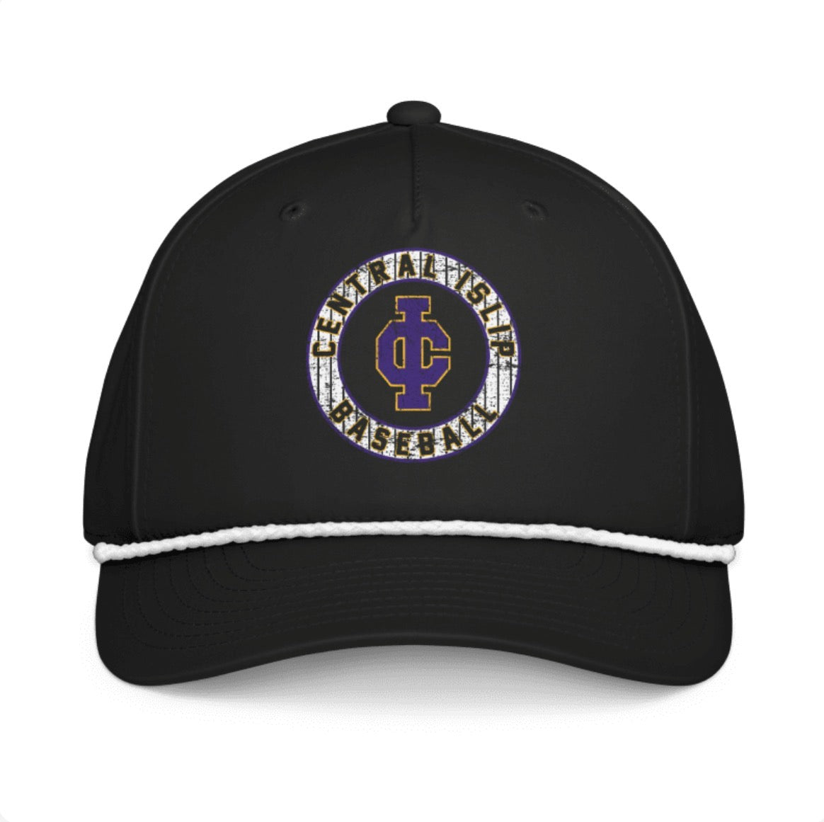 CI Baseball Diamond Crest Rope Hat | CI Baseball Spiritwear Fundraiser | LI Spirit & Sports Apparel