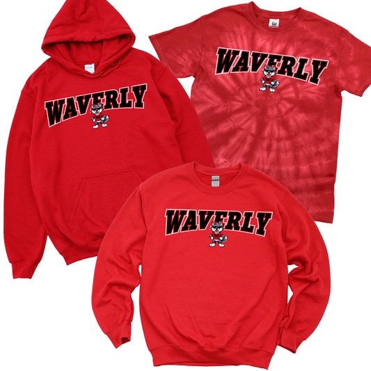 Waverly Arch - Red | Waverly Elementary Spiritwear Fundraiser | LI Spirit & Sports Apparel