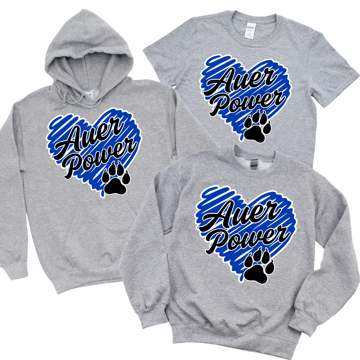 Eugene Auer Heart | Eugene Auer Spiritwear Fundraiser | LI Spirit & Sports Apparel
