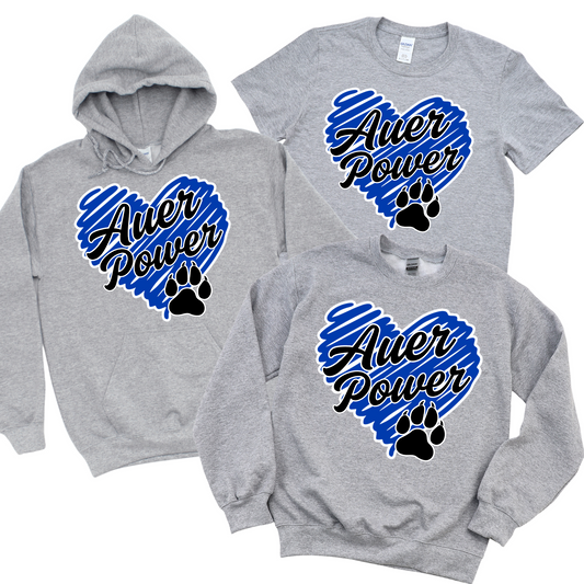 Eugene Auer Heart | Eugene Auer Spiritwear Fundraiser | LI Spirit & Sports Apparel