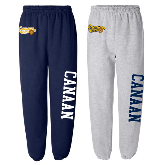 Retro Canaan Sweatpants | Canaan Spiritwear Fundraiser | LI Spirit & Sports Apparel