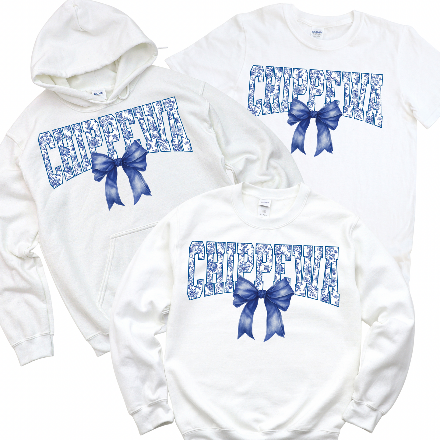 Varsity Chippewa Coquette Bow | Chippewa Spiritwear Fundraiser | LI Spirit & Sports Apparel