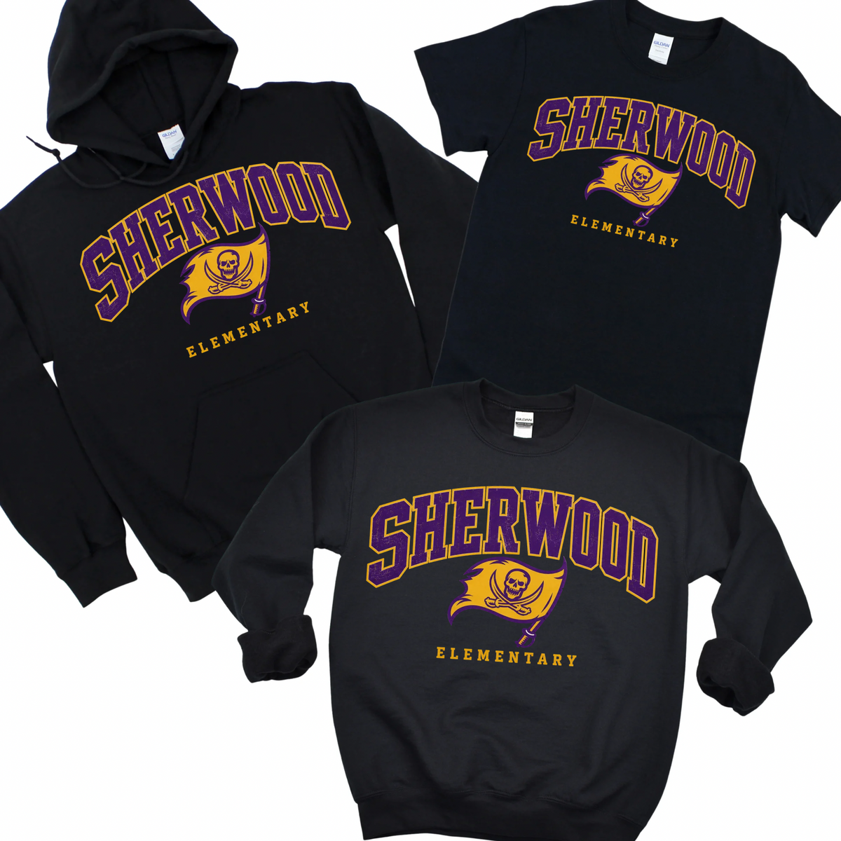Sherwood Classic - Black | Sherwood Elementary Spiritwear Fundraiser | LI Spirit & Sports Apparel