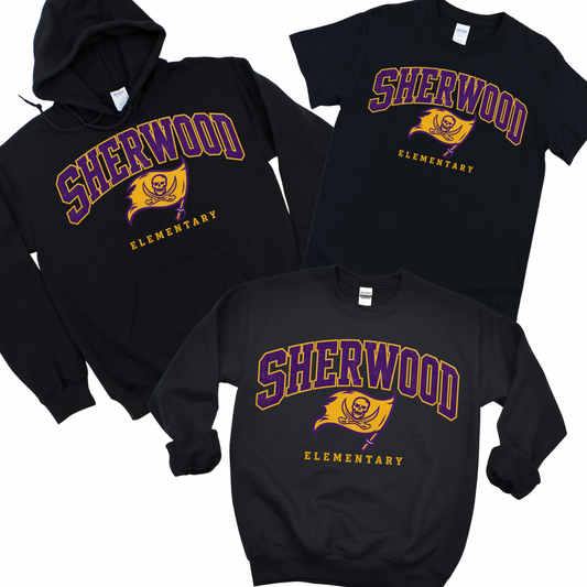 Sherwood Classic - Black | Sherwood Elementary Spiritwear Fundraiser | LI Spirit & Sports Apparel