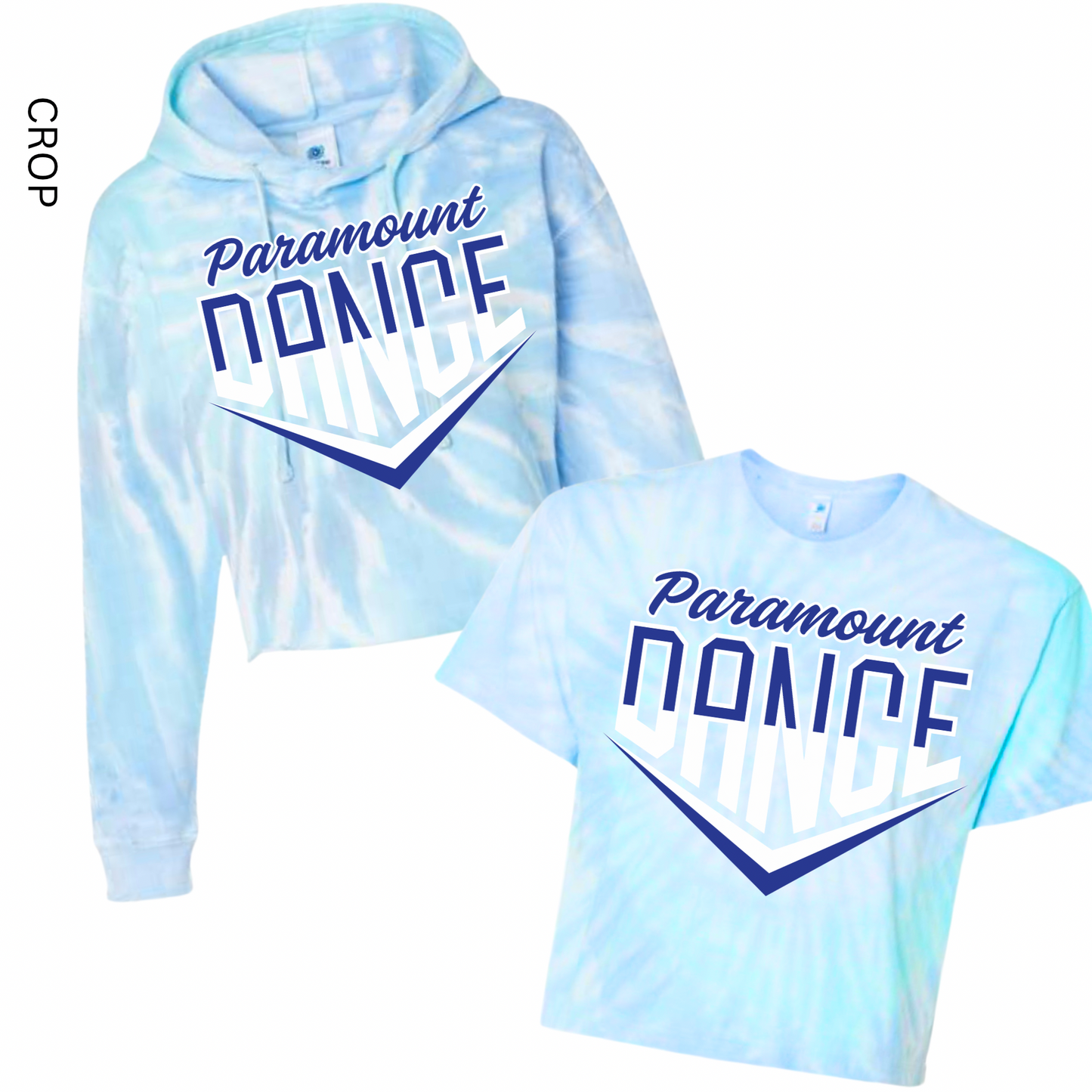 Paramount Dance Cropped Tie Dye [Adult Sizes Only] | Paramount Dance Academy | LI Spirit & Sports Apparel