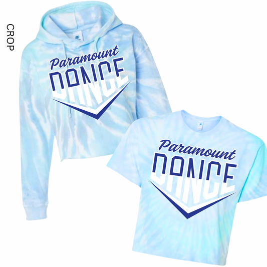 Paramount Dance Cropped Tie Dye [Adult Sizes Only] | Paramount Dance Academy | LI Spirit & Sports Apparel