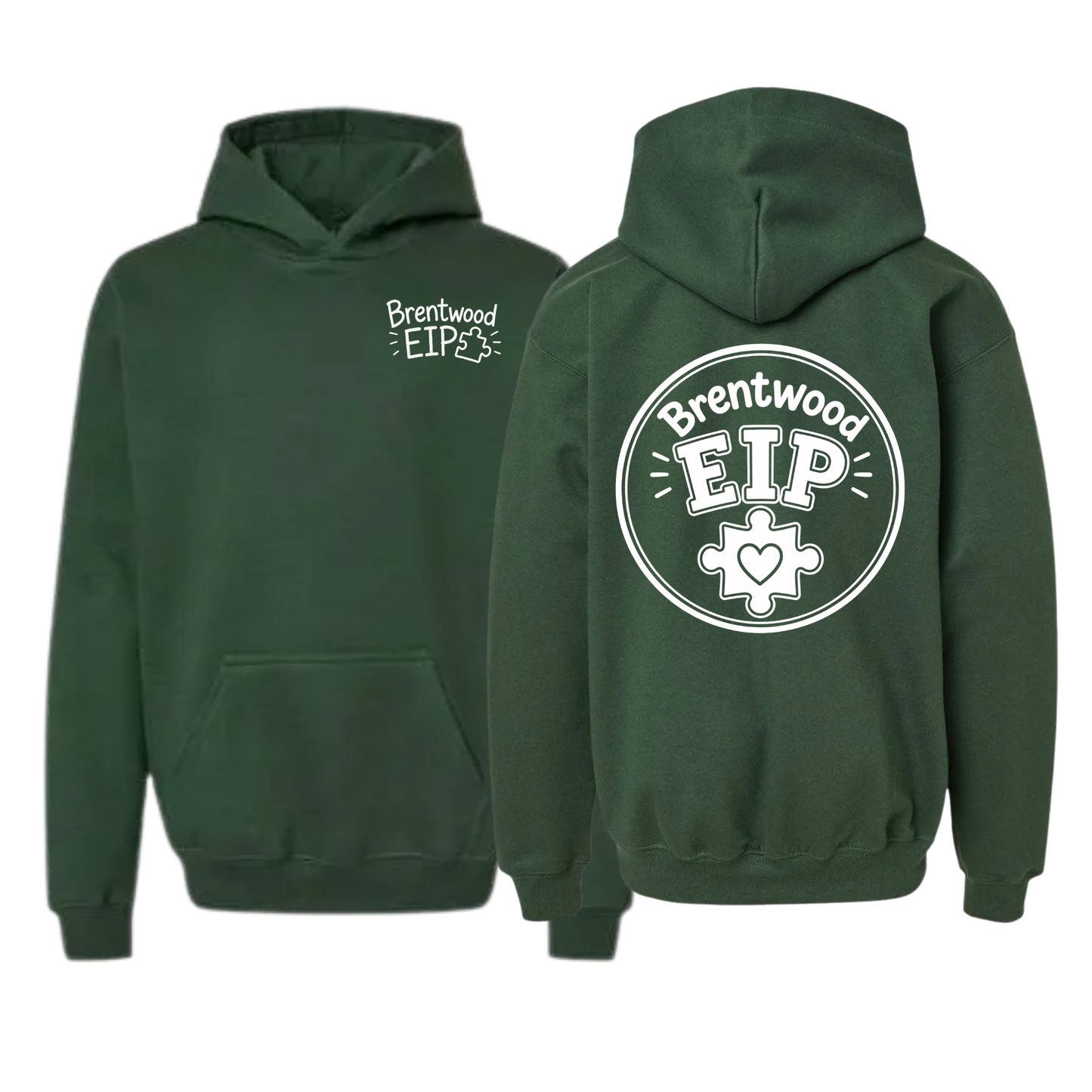 Brentwood EIP Classic Crest - Forest Green | Brentwood EIP Spiritwear Fundraiser | LI Spirit & Sports Apparel