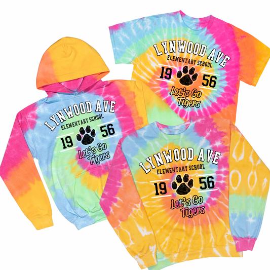 Lynwood Ave Elementary Tie Dye | Lynwood Spiritwear Fundraiser | LI Spirit & Sports Apparel