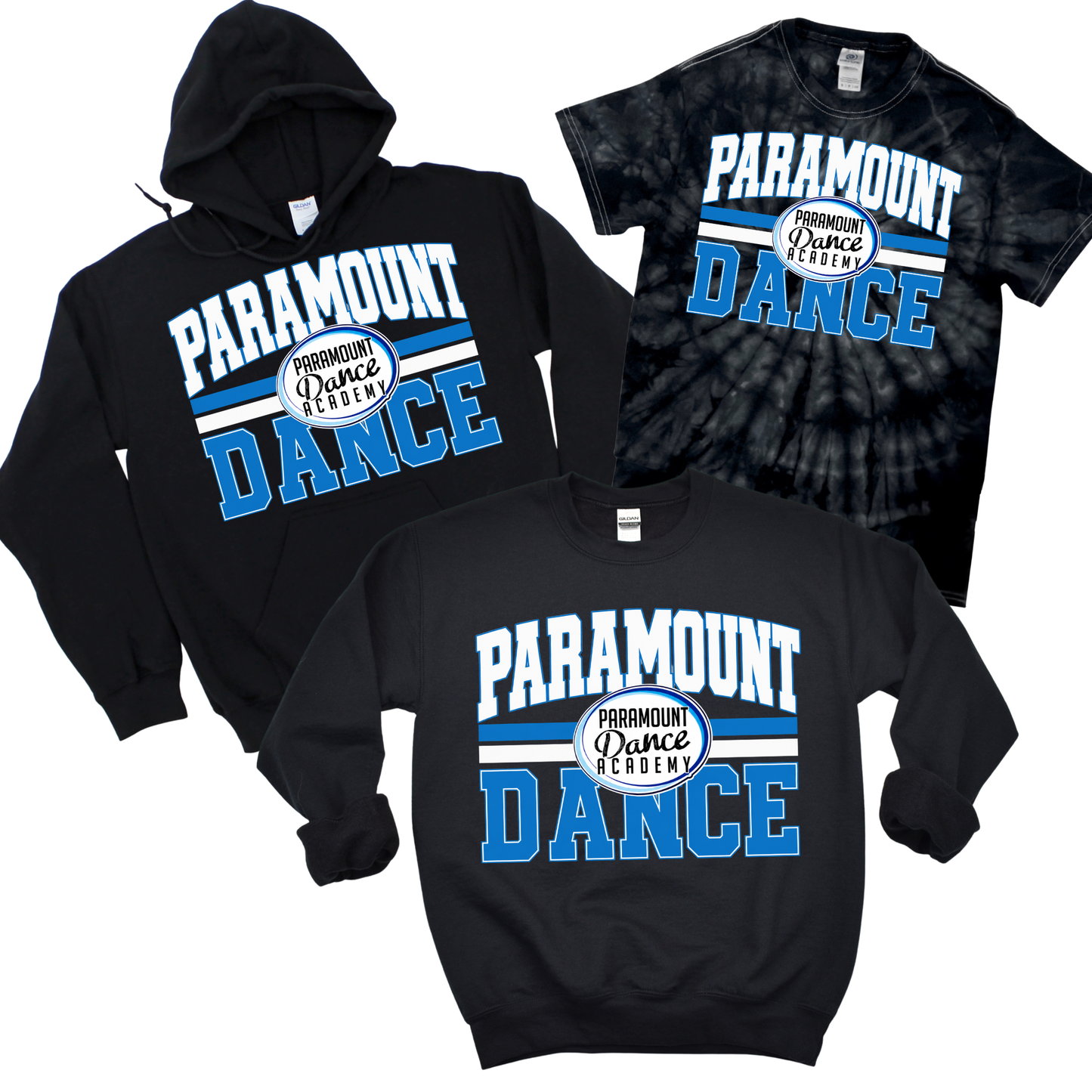 Vintage Paramount Dance - Black | Paramount Dance Academy | LI Spirit & Sports Apparel