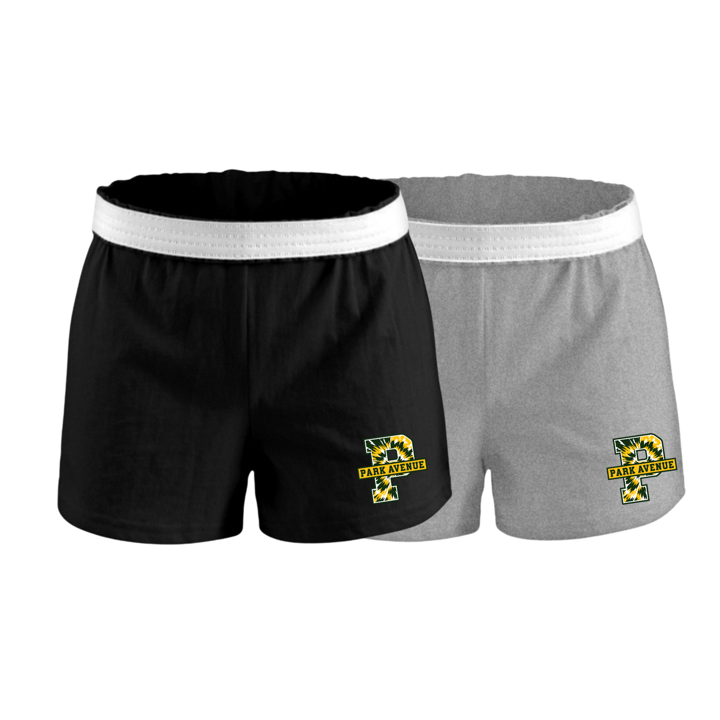 Park Avenue Tie Dye Girls/Womens Shorts | Park Avenue Spiritwear Fundraiser | LI Spirit & Sports Apparel
