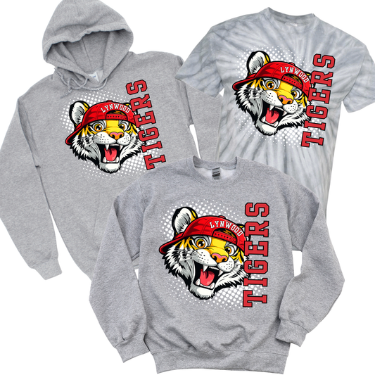 Lynwood Tigers SnapBack - Athletic Gray | Lynwood Spiritwear Fundraiser | LI Spirit & Sports Apparel