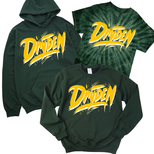 Dryden Drip - Forest Green | Dryden Elementary Spiritwear Fundraiser | LI Spirit & Sports Apparel