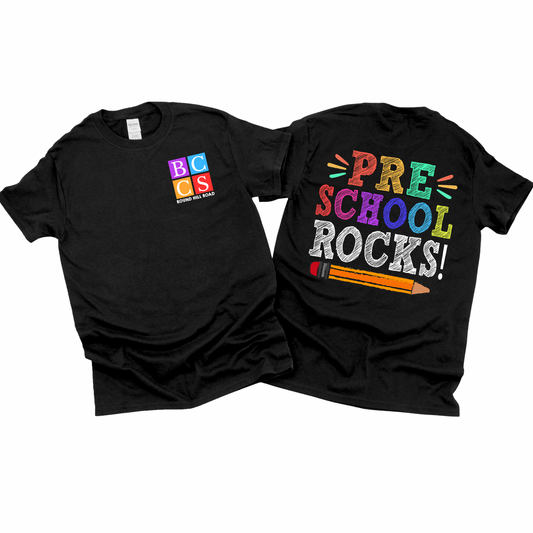BCCS Round Hill Preschool Rocks - Black | BCCS Round Hill Road Spiritwear Fundraiser | LI Spirit & Sports Apparel