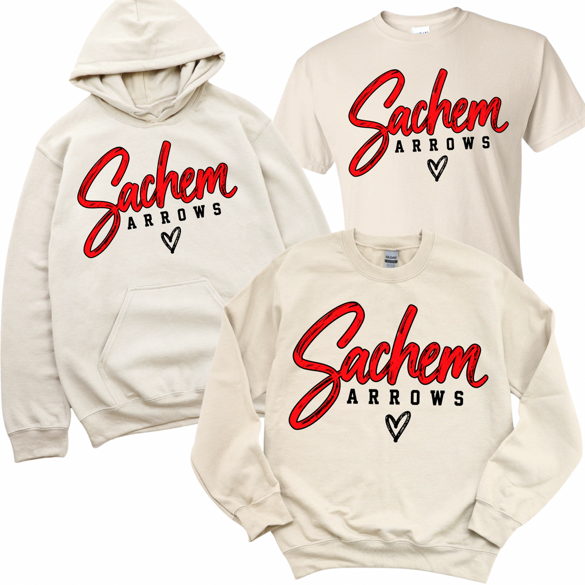 Sachem Love - Sand | Lynwood Elementary Spiritwear Fundraiser | LI Spirit & Sports Apparel