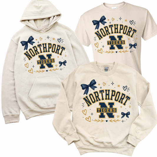 Northport Sweetheart - Sand | Fifth Avenue Spiritwear Fundraiser | LI Spirit & Sports Apparel