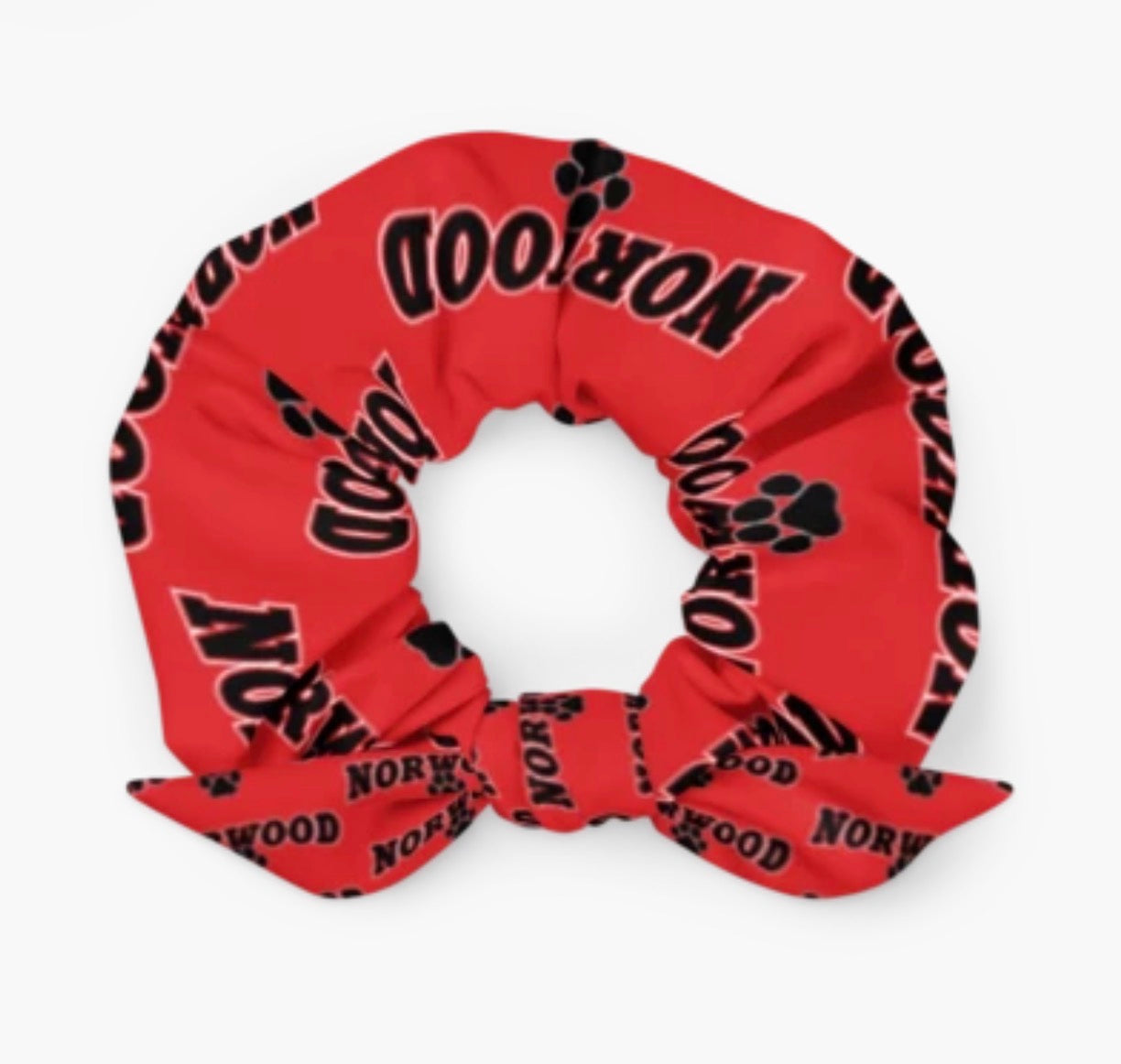 Norwood Scrunchie | Norwood Ave Spiritwear Fundraiser | LI Spirit & Sports Apparel