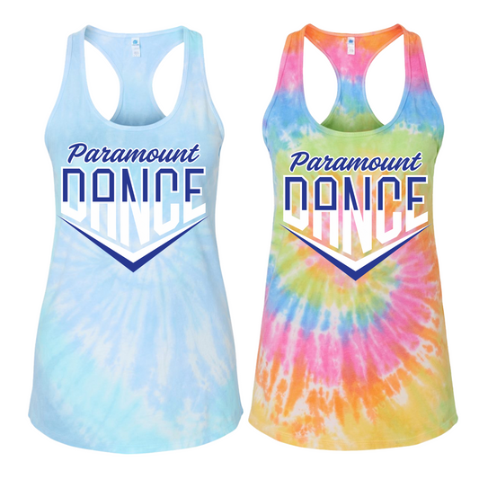 Paramount Dance Tie Dye Tank Tops [Adult Sizes Only] | Paramount Dance Academy | LI Spirit & Sports Apparel
