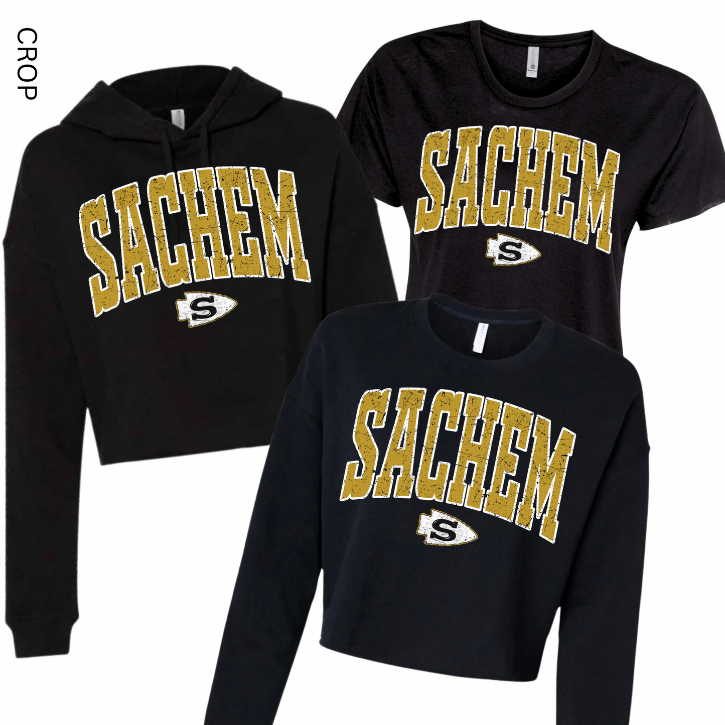 Varsity Sachem Cropped | Sachem Apparel | LI Spirit & Sports Apparel
