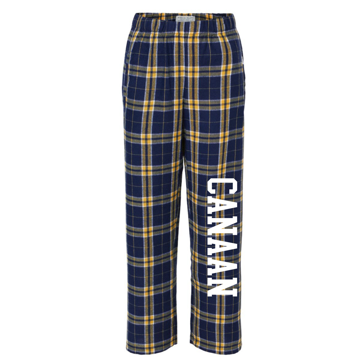 Canaan Flannel Pajama Pants | Canaan Spiritwear Fundraiser | LI Spirit & Sports Apparel